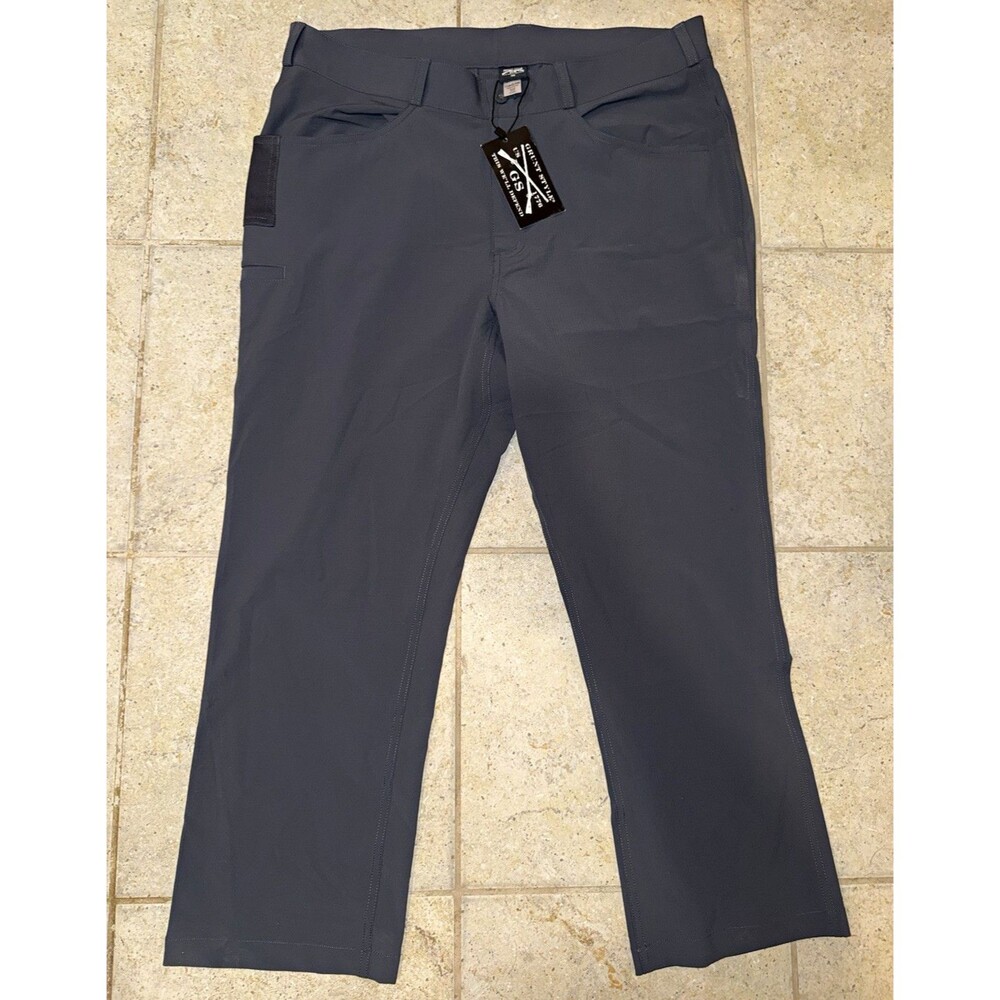 Grunt Style Men’s Dark Gray work Stretch Straight Leg Pants Size 38